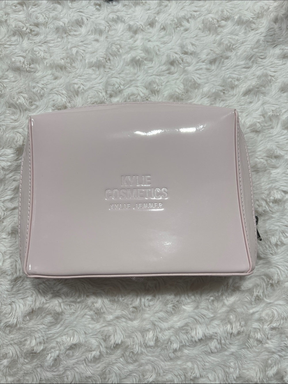 Kylie Cosmetics Glossy Light Pink Makeup Bag